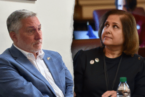 GOP Lt. Gov. candidate uses AI to debate Democratic rival who rejected debate offers