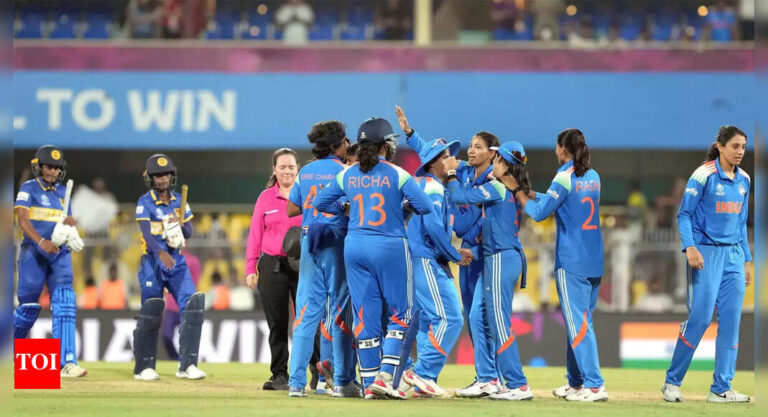 Women’s ODI World Cup: Deepti Sharma leads India to 59-run win over Sri Lanka in opener | Cricket News